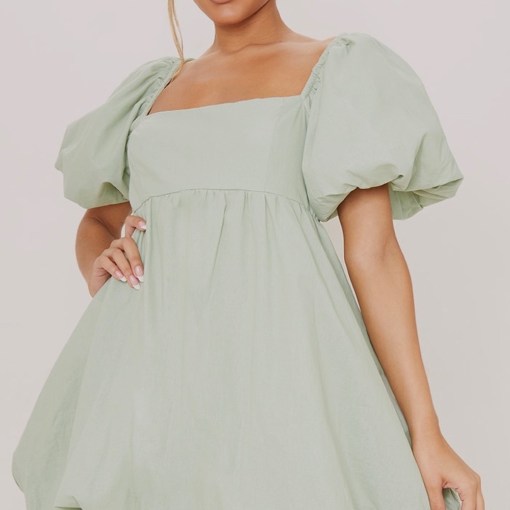 PLT baby doll buff dress